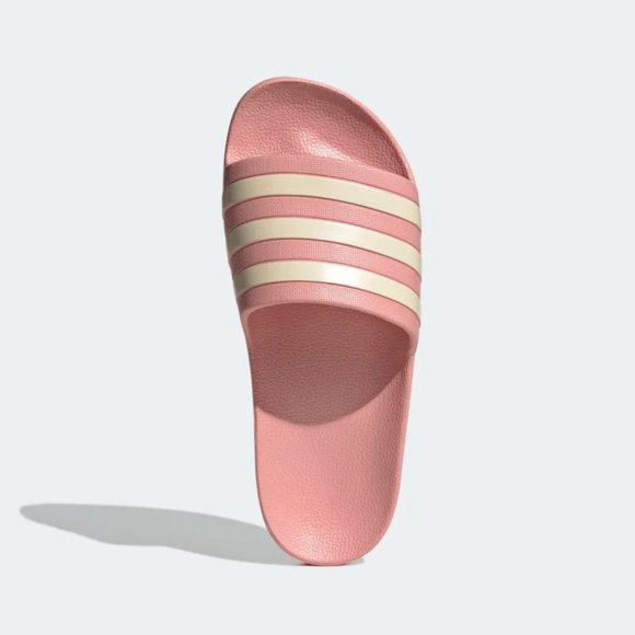 Women's Adidas Adilette Aqua Slide GZ5877 (Wonder Mauve / Wonder White) NWT - Picture 7 of 10